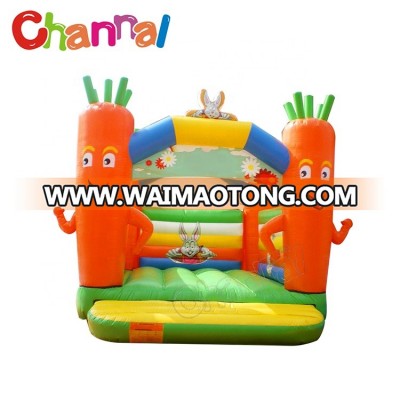 commercial rabbit carrot mini air inflatable jumper bouncy house for indoor