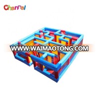 Cheap outdoor inflatable games inflatable maze for children