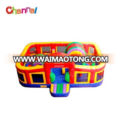 Best selling commercial kids air fun city inflatable playground for sales