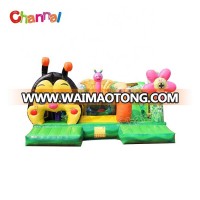 Cute bee inflatable bounce fun kids outdoor playground city