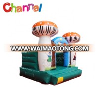 Outdoor mushroom bouncer pvc inflatable bounce house for sale