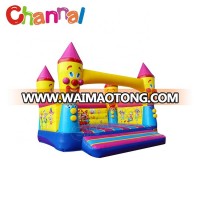 Funny clown air inflatable home bouncy jumping house for children