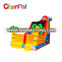 Hot selling pirate jungle wet dry bouncy slide inflatable slides for adult