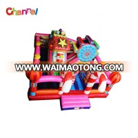 Beautiful inflatable small slide bouncy house inflatable kids playground